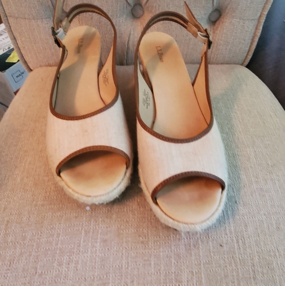 L.L. Bean Wedge Sandals - Picture 3 of 3